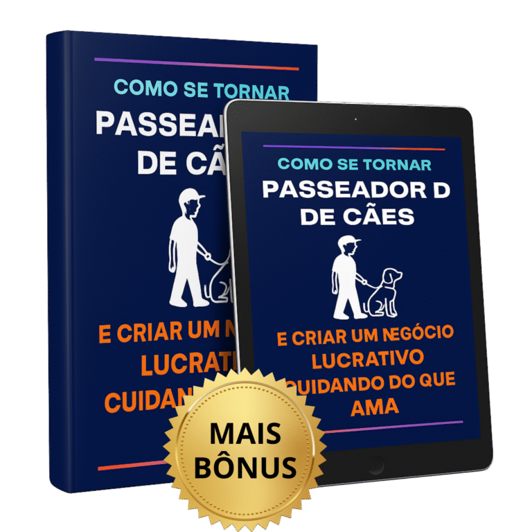Capa do eBook Como se Tornar um Passeador de Cães – Guia Eu Empreendedor